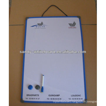 pvc notic board soft frame whiteboard XD-CH082-2